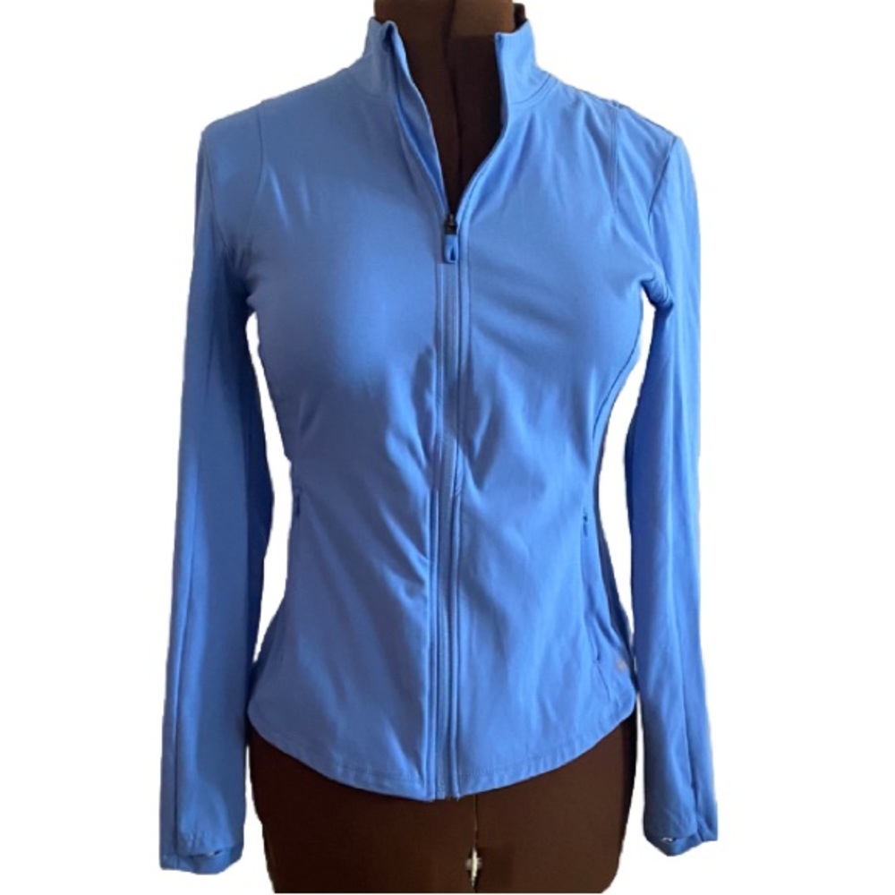 💙SPYDER💙Active/Sport  Zip-up Activewear  sweater in blue. Size medium.